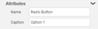 Radio Button Attributes