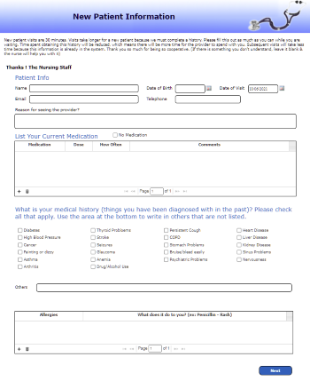 New Patient Information