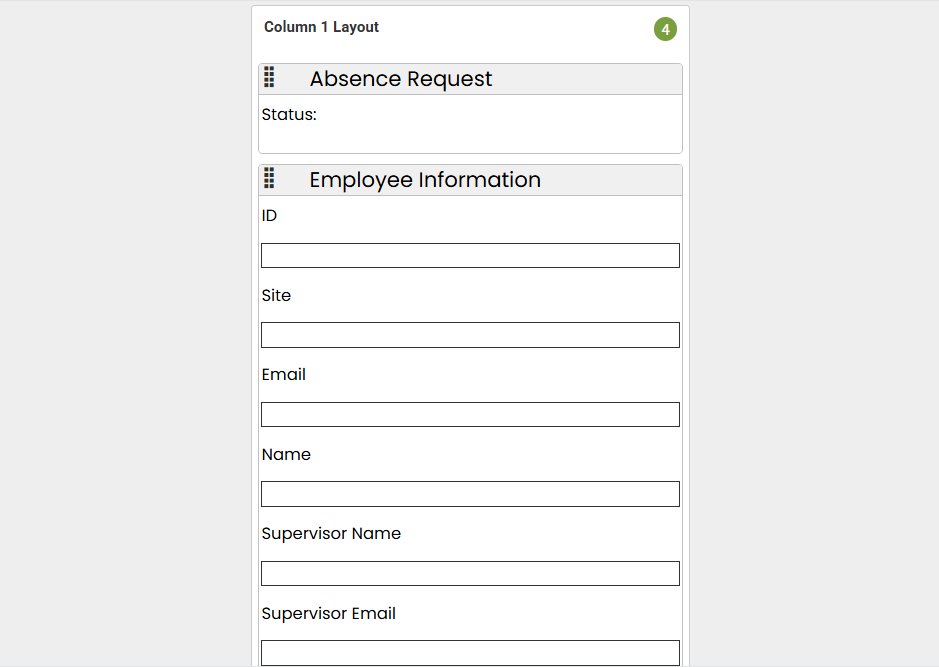 Mobile App Layout Canvas