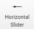 icon Horizontal Slider