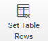 icon Set Table Rows