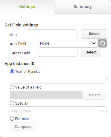 Get Field From Settings