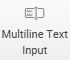 icon Multiline Text Input
