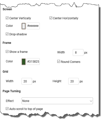 Modifying Form Styles - Style Section
